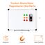 Amazon Basics Magnetisches Whiteboard mit Stiftablage und Aluminiumleisten, trocken abwischbar, 60 cm x 45 cm (B x H), Weiß