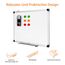 Amazon Basics Magnetisches Whiteboard mit Stiftablage und Aluminiumleisten, trocken abwischbar, 60 cm x 45 cm (B x H), Weiß