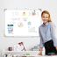 DOLLAR BOSS Magnetisches Whiteboard, 45X60CM Doppelseitiges Whiteboardmagnettafel Magnetpinnwand mit 2 Whiteboard Stifte, 8 Magnete and 1 White board Radiergummi, für Haus und Büro