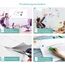 Warasee Whiteboard Magnetisch Folie, 100*150cm Magnettafel Selbstklebend, Magnetfolie Weiß Abwischbare, a3/a4 Leicht Zugeschnitten, für Startseite Schule, mit Markers & Whiteboard Schwamm & Magnetes