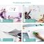Warasee Whiteboard Magnetisch Folie, 90 * 120cm Magnettafel Selbstklebend, Magnetfolie Weiß Abwischbare, a3/a4 Leicht Zugeschnitten, für Startseite Schule, mit Markers & Whiteboard Schwamm & Magnetes