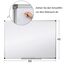 XIWODE Whiteboard mit Stiftablage 60cm x 45cm, Pinnwand Tafel, Magnettafel, Magnetpinnwand, Beschreibbar und Magnetisch, mit Kratzfeste Oberfläche, Metal Board