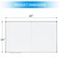 XIWODE Faltbare Magnet-Whiteboard mit Aluminiumrahmen | 90x150cm Klappbares Tafel-Wandboard für Büro, Homeoffice & Kinderzimmer | Leichtes Wandboard mit Stifthalter, Robust & Langlebig
