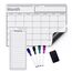 Amazon Basics Magnetische, trocken abwischbare WhiteboardFolie, Kalender, 30,5 cm x 43,2 cm, Weiß