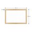 ALLboards Magnetisches Whiteboard, trocken abwischbar PREMIUM 150x100 cm, massiver Rahmen im Eichendesign