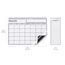Amazon Basics Magnetische, trocken abwischbare WhiteboardFolie, Kalender, 30,5 cm x 43,2 cm, Weiß