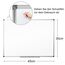 XIWODE Whiteboard 45x30 Magnetisch, Whiteboard Magnetisch, Tafel, Magnettafel Whiteboards, Alurahmen, für Büro, Für Portraits und Landschaftsformen