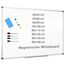 XIWODE Whiteboard 45x30 Magnetisch, Whiteboard Magnetisch, Tafel, Magnettafel Whiteboards, Alurahmen, für Büro, Für Portraits und Landschaftsformen