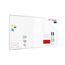 ALLboards Magnetisches Whiteboard 220x120cm Magnettafel mit Aluminiumrahmen Premium EXPO und Stifteablage, Weiß Magnetisch Tafel, Trocken Abwischbar, Wiederbeschreibbar Weißtafel