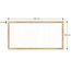 ALLboards Magnetisches Whiteboard, trocken abwischbar PREMIUM 240x120 cm, massiver Rahmen im Eichendesign