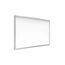 Allboards, magnetisches Whiteboard mit Expo-Alurahmen, trocken abwischbar und beschreibbar, wandmontierbar, 90 x 60 cm.