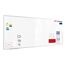 ALLboards Magnetisches Whiteboard 240x100cm Magnettafel mit Aluminiumrahmen Premium EXPO und Stifteablage, Weiß Magnetisch Tafel, Trocken Abwischbar, Wiederbeschreibbar Weißtafel
