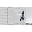 Allboards, magnetisches Whiteboard mit Expo-Alurahmen, trocken abwischbar und beschreibbar, wandmontierbar, 200 x 120 cm.