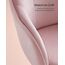SONGMICS Homeoffice Stuhl, Drehstuhl, Schreibtischstuhl, höhenverstellbar, bis 110 kg belastbar, Samt, für Arbeitszimmer, Schlafzimmer, pastellrosa OBG019P02