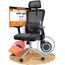 CLOUVOU BrightSeat Bürostuhl Ergonomisch [TESTSIEGER] Schreibtischstuhl 100% individuell einstellbar | Büro Stuhl & Gaming Stuhl | Computerstuhl Home Office Chair Ergonomic | Drehstuhl 150 kg