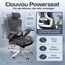 CLOUVOU PowerSeat Bürostuhl Ergonomisch [TESTSIEGER] Schreibtischstuhl 100% individuell einstellbar | Büro Stuhl & Gaming Stuhl | Computerstuhl Home Office Chair Ergonomic | Drehstuhl 200 kg