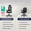 Ergotopia NextBack | Ergonomischer Bürostuhl 150kg belastbar gegen Rückenschmerzen | Schreibtischstuhl ergonomisch | Bürostuhl ergonomisch Testsieger, Office Chair - 5 Jahre Garantie