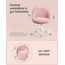 SONGMICS Homeoffice-Stuhl, Schminkstuhl aus Fleece, Schreibtischstuhl, Schaumstoffpolsterung, höhenverstellbar, für Arbeitszimmer, Schlafzimmer, pastellrosa OBG020R03