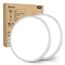 2Stück LED Deckenleuchte Flach 24W 2800LM, 3Farben - 3000K/4000K/6500K, Ø30CM Deckenlampe IP54 Wasserfest Rund Badlampe, Modern LED Lampen für küche Badezimmer Schlafzimmer Flur Wohnzimmer, Weiß