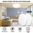 Deckenleuchte LED Deckenlampe [2Stück] Ø28cm 24W,4000K,2000LM,IP44 Wasserfest Rund Badezimmer Lampe,Badlampe Decke Küchenlampen Modern Schlicht Weiß Dünn Ideal Für Bad/Schlafzimmer/Keller/Balkon/Flur