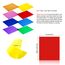 16 Stück Farbfolien Gel Filter Film Transparente Farben Professionel Farbige Farbkorrektur Fenster Folie Lampen für Foto grafie Studio Strobe Blitz LED Licht Kamera Bühnen Party schmücken DIY 29.7x21