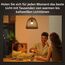 Philips Hue White Ambiance E14 LED Lampe (470 lm), dimmbares LED Leuchtmittel für das Hue Lichtsystem mit warm- bis kühlweißem Licht, smarte Lichtsteuerung über Sprache und App, 1er Pack