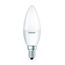 Osram LED BASE Classic B40, matte Filament LED-Lampen aus Glas für E14 Sockel, Kerzenform, Warmweiß (2700K), 806 Lumen, Ersatz für herkömmliche 40W-Glühbirnen, 5er-Box