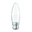 OSRAM LED Star Classic B40, matte LED-Lampe in Kerzenform, B22d Sockel, Warmweiß (2700K), 470 Lumen, Ersatz für herkömmliche 40W-Glühbirnen, 1er-Pack