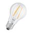 Osram LED BASE Classic A60, klare Filament LED-Lampen aus Glas für E27 Sockel, Birnenform, Kaltweiß (4000K), 806 Lumen, Ersatz für herkömmliche 60W-Glühbirnen, 5er-Box