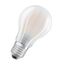 Osram LED BASE Classic A75, matte Filament LED-Lampen aus Glas für E27 Sockel, Birnenform, Warmweiß (2700K), 1055 Lumen, Ersatz für herkömmliche 75W-Glühbirnen, 3er-Box