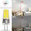 Auting G4 LED Lampen 12V AC/DC,3W LED G4 Birnen 6000K Kaltweiß 300lm, Ersatz für 30W Halogenlampen,Kein Flackern Nicht Dimmbar 360° Lichtwinkel,10er Pack