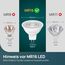 Linkind 12V LED Spot 35W GU5.3 Lampen, 3,4W (ersetzt 35W) Warmweiß 2700K, 360lm/ 36°Strahlwinkel Niedervolt MR16 LED Reflektorlampen, nicht dimmbar, 3 Stück