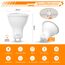 Auting gu10 LED Warmweiß 800 Lumen, 6-er Pack 5W GU10 led, Ersetzen 70W-80W Halogenlampen, 3000K Abstrahlwinkel 120° Leuchtmittel Reflektor led Spots, Nicht Dimmbar