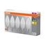 Osram LED BASE Classic B40, matte Filament LED-Lampen aus Glas für E14 Sockel, Kerzenform, Warmweiß (2700K), 806 Lumen, Ersatz für herkömmliche 40W-Glühbirnen, 5er-Box