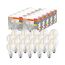 OSRAM LED Base Classic A Lampe, in Kolbenform mit E27-Sockel, nicht dimmbar, Ersetzt 60 Watt, Filamentstil Klar, Warmweiß - 2700 Kelvin, 10 x 2er-Pack